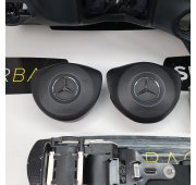 CLS W218 KONSOLA DESKA ROZDZIELCZA AIRBAG PODUSZKI PASY