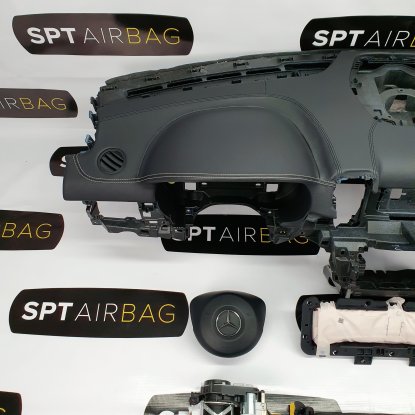 GLS X167 DASHBOARD AIRBAG SET VEILIGHEIDSRIEMEN 2