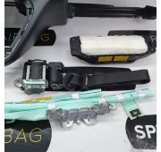 V-KLASA W447 SALPICADERO TABLERO DE INSTRUMENTOS AIRBAG CONJUNTO CINTURONES DE SEGURIDAD CORTINAS DE AIRE