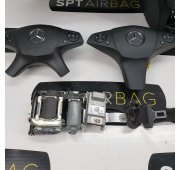 C KLASA W204 TABLEAU DE BORD AIRBAG ENSEMBLE CEINTURES DE SÉCURITÉ