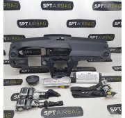 C KLASA W204 LIFT LCI DASHBOARD AIRBAG KIT SEAT BELTS