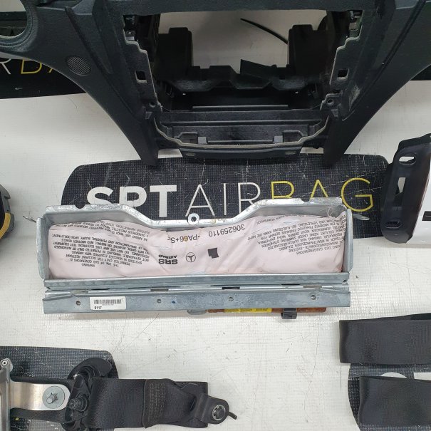 C KLASA W204 LIFT LCI DASHBOARD AIRBAG KIT SEAT...