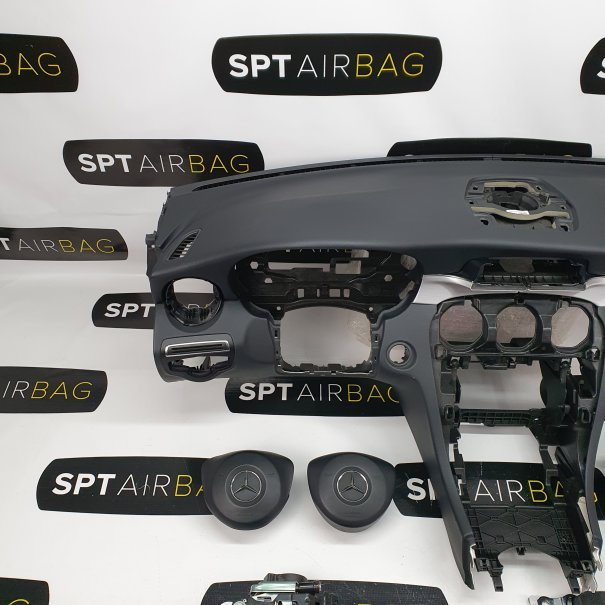 C KLASA W205 AUTOMAT CRUSCOTTO AIRBAG SET...