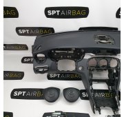 C KLASA W205 AUTOMAT CRUSCOTTO AIRBAG SET CINTURE DI SICUREZZA