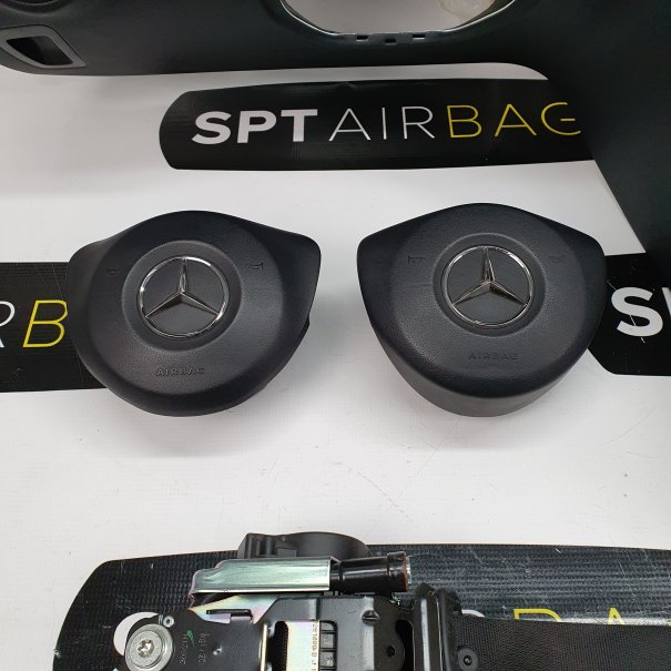 C KLASA W205 AUTOMAT CRUSCOTTO AIRBAG SET...