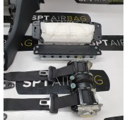 C KLASA W205 AUTOMAT CRUSCOTTO AIRBAG SET CINTURE DI SICUREZZA