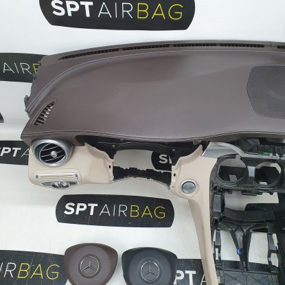 C KLASA W205 DASHBOARD AIRBAG SET VEILIGHEIDSRIEMEN 2