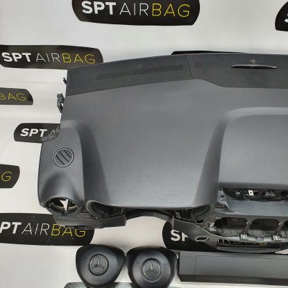 KLASA B W246 LIFT DASHBOARD AIRBAG SET VEILIGHEIDSRIEMEN 2