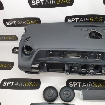 KLASA B W247 DASHBOARD AIRBAG KIT SEAT BELTS 2