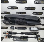 MERCEDES AMG CLA 45 (C117) SALPICADERO TABLERO DE INSTRUMENTOS AIRBAG CONJUNTO CINTURONES DE SEGURIDAD