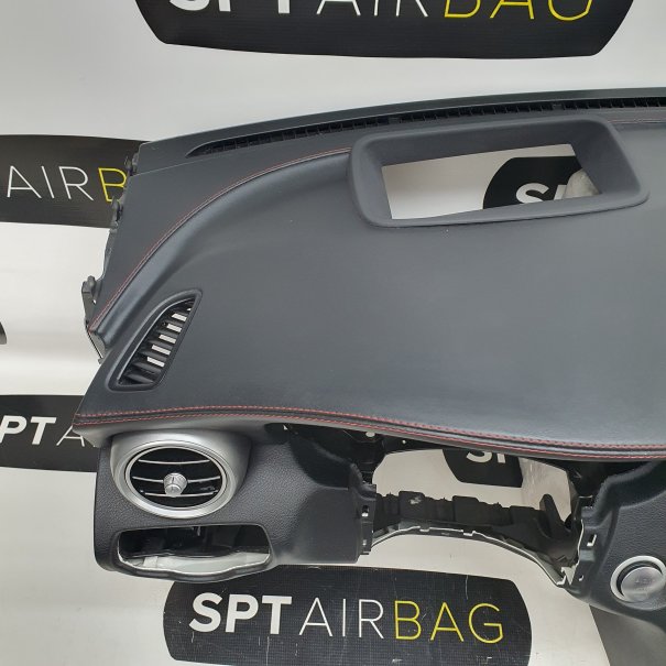 C KLASA W205 NAPPA SALPICADERO TABLERO DE...