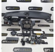 C KLASA W205 NAPPA SALPICADERO TABLERO DE INSTRUMENTOS AIRBAG CONJUNTO CINTURONES DE SEGURIDAD