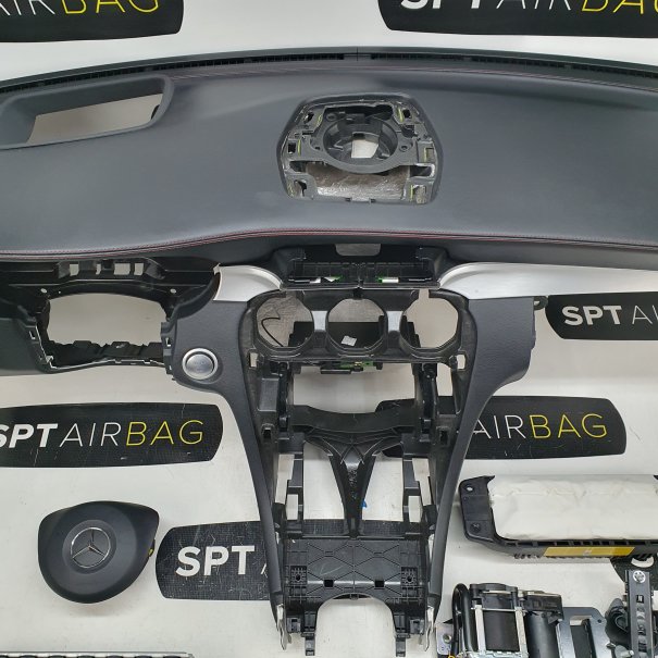 C KLASA W205 NAPPA SALPICADERO TABLERO DE...