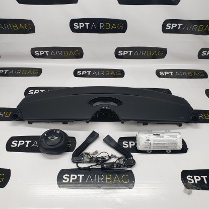 R56 ARMATURENBRETT AIRBAG KIT GURTSTRAFFERN