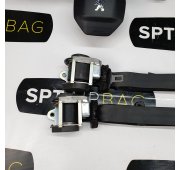 208 SALPICADERO TABLERO DE INSTRUMENTOS AIRBAG CONJUNTO CINTURONES DE SEGURIDAD