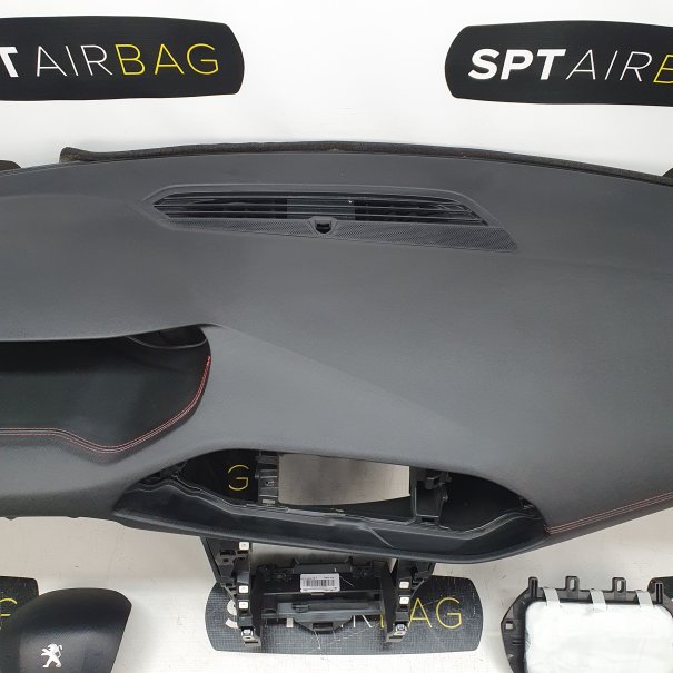 308 T9 GT LINE CRUSCOTTO AIRBAG SET CINTURE DI...