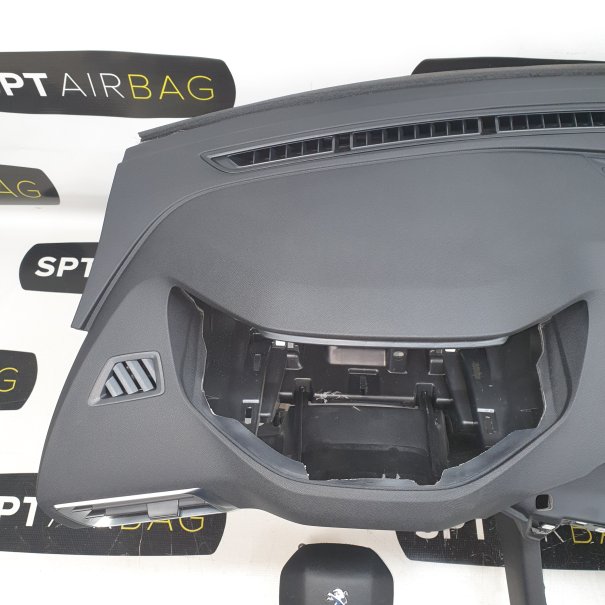 3008 CRUSCOTTO AIRBAG SET CINTURE DI SICUREZZA...