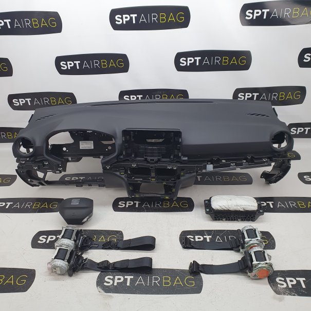 IBIZA V 5 6J LIFT SALPICADERO TABLERO DE INSTRUMENTOS AIRBAG CONJUNTO CINTURONES DE SEGURIDAD