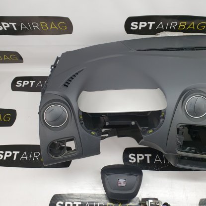 IBIZA 6J ZFX DASHBOARD AIRBAG KIT SEAT BELTS 2