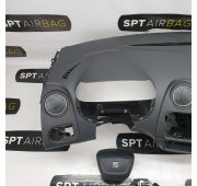 IBIZA 6J ZFX DASHBOARD AIRBAG KIT SEAT BELTS