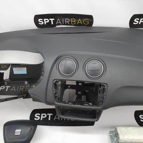 IBIZA 6J ZFX DASHBOARD AIRBAG KIT SEAT BELTS