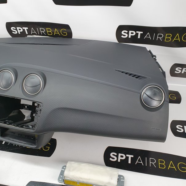 IBIZA 6J ZFX DASHBOARD AIRBAG KIT SEAT BELTS