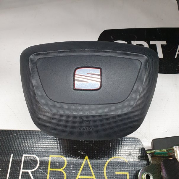 IBIZA 6J ZFX DASHBOARD AIRBAG KIT SEAT BELTS