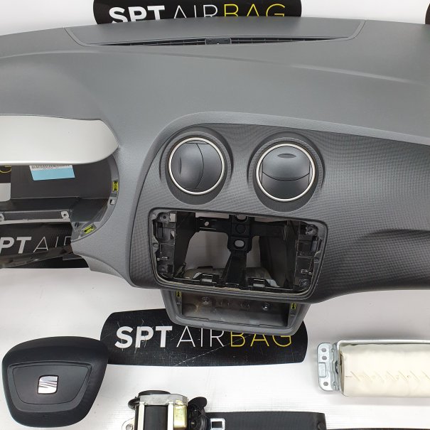 IBIZA 6J YRY DASHBOARD AIRBAG KIT SEAT BELTS