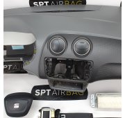 IBIZA 6J YRY DASHBOARD AIRBAG KIT SEAT BELTS