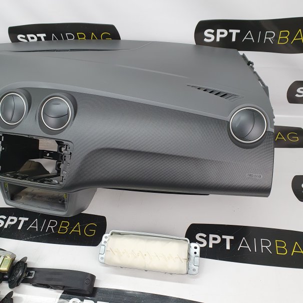 IBIZA 6J YRY DASHBOARD AIRBAG KIT SEAT BELTS
