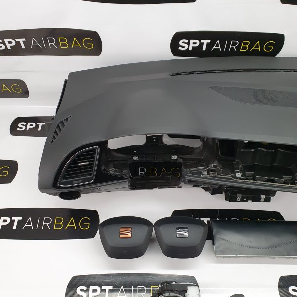 LEON III 3 CONSOLE DASHBOARD AIRBAG KIT SEAT...