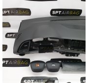 LEON III 3 CONSOLE DASHBOARD AIRBAG KIT SEAT BELTS BIG