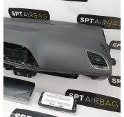 LEON III 3 KONSOLA DESKA ROZDZIELCZA AIRBAG PODUSZKI PASY DUŻE