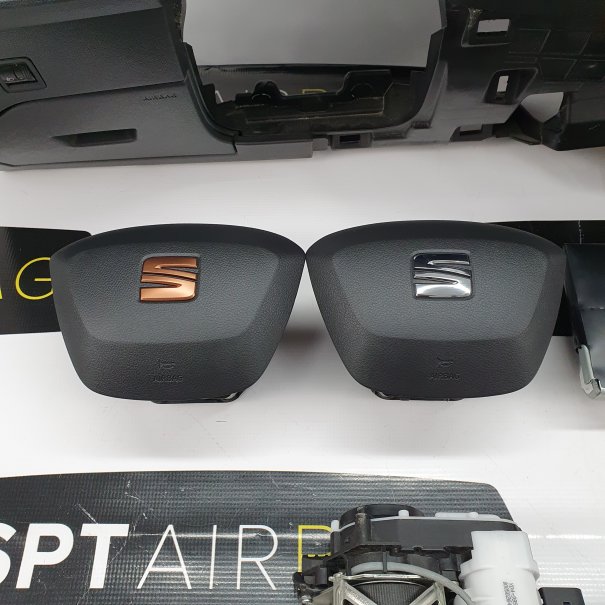 LEON III 3 CONSOLE DASHBOARD AIRBAG KIT SEAT...