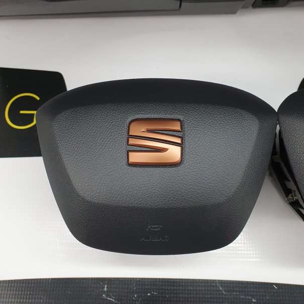 LEON III 3 CONSOLE DASHBOARD AIRBAG KIT SEAT...