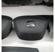 LEON III 3 KONSOLA DESKA ROZDZIELCZA AIRBAG PODUSZKI PASY DUŻE