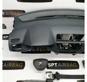 FABIA III 3 LIFT CONSOLE DASHBOARD AIRBAG CUSHIONS BELTS