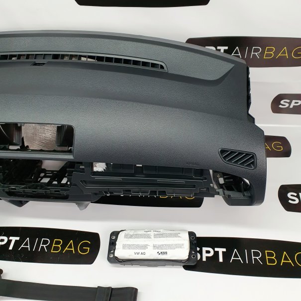 FABIA III 3 DASHBOARD AIRBAG KIT SEAT BELTS