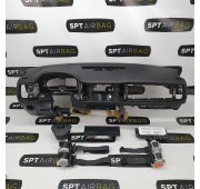 KODIAQ VRS DASHBOARD WITH RED THREAD AIRBAG KIT SEAT SMALL BELTS