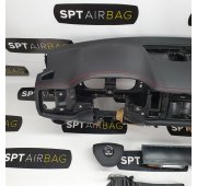 KODIAQ VRS DASHBOARD WITH RED THREAD AIRBAG KIT SEAT SMALL BELTS