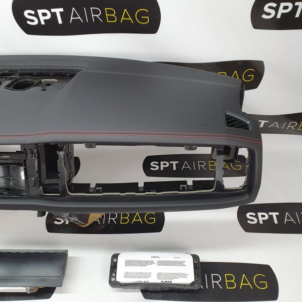 KODIAQ VRS DASHBOARD WITH RED THREAD AIRBAG KIT...