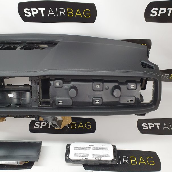 KODIAQ VRS DASHBOARD WITH GREY THREAD AIRBAG...