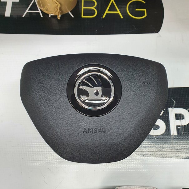 KODIAQ VRS DASHBOARD WITH GREY THREAD AIRBAG...