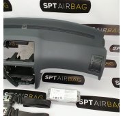 OCTAVIA II 2 RS DASHBOARD AIRBAG KIT SEAT BELTS