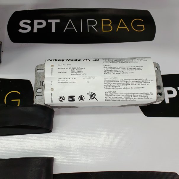 OCTAVIA II 2 RS DASHBOARD AIRBAG KIT SEAT BELTS