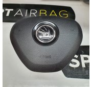 OCTAVIA III 3 DASHBOARD GRAY BOTTOM AIRBAG KIT SEAT SMALL BELTS