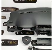 OCTAVIA III 3 XENON CONSOLE DASHBOARD AIRBAG KUSSENS KLEINE RIEMEN