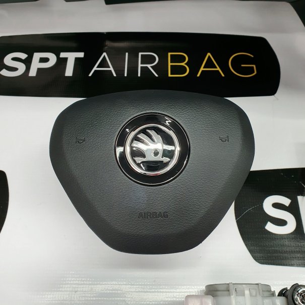 OCTAVIA III 3 XENON CONSOLE DASHBOARD AIRBAG...