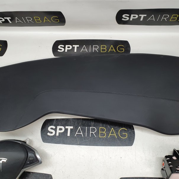 TESLA S TESLA Y ALKANTARA CONSOLE AIRBAG DEL...