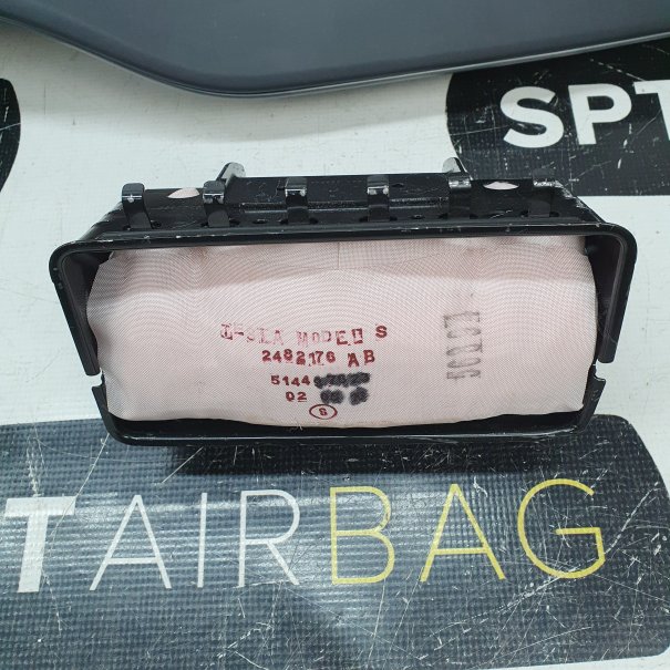 TESLA S TESLA Y ALKANTARA CONSOLE AIRBAG DEL...